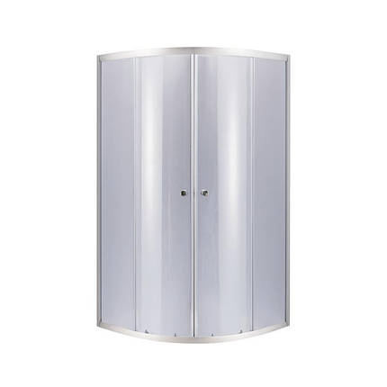 Душова кабіна Lidz Latwa SC 80x80х185 см SAT.LOW.GR без піддону скло тоноване без піддону, фото 1