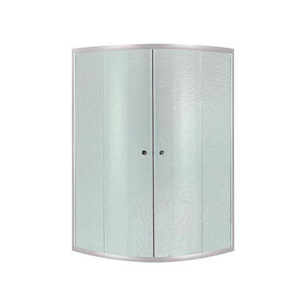 Душова кабіна Lidz Latwa SC 90x90 SAT.HIGH.FR скло Frost 4 мм без піддону, фото 1