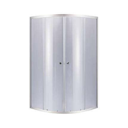 Душова кабіна Lidz Latwa SC 90x90х175 см SAT.MID.GR без піддону скло тоноване 4 мм без піддону, фото 1