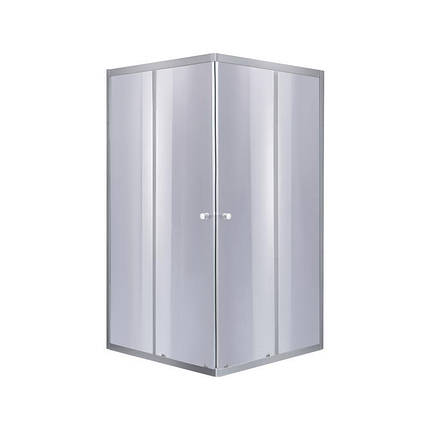 Душова кабіна Lidz Wawel SC 80x80х185 см SAT.LOW.GR без піддону скло тоноване, фото 1
