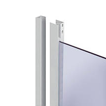 Душова кабіна Lidz Wawel SC 80x80х185 см SAT.LOW.GR без піддону скло тоноване, фото 4