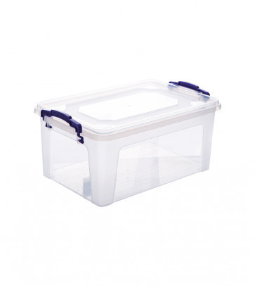 Пластиковий контейнер для зберігання прямокутний із кришкою 1.75л пластик 94002, фото 1