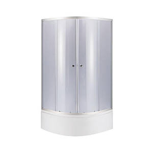 Душова кабіна Lidz Latwa SC 80x80х205 см SAT HIGH GR з глибоким піддоном KAPIELKA скло тоноване