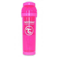 Бутылочка для кормления Twistshake антиколиковая 330 мл, розовая 24858 YTR