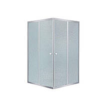 Душова кабіна Lidz Wawel SC 90x90 SAT.LOW.FR низький піддон KAPIELKA скло Frost 4 мм, фото 3