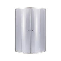 Душова кабіна Lidz Latwa SC 90x90 SAT.LOW.GR + низький піддон KAPIELKA скло тоноване, фото 3
