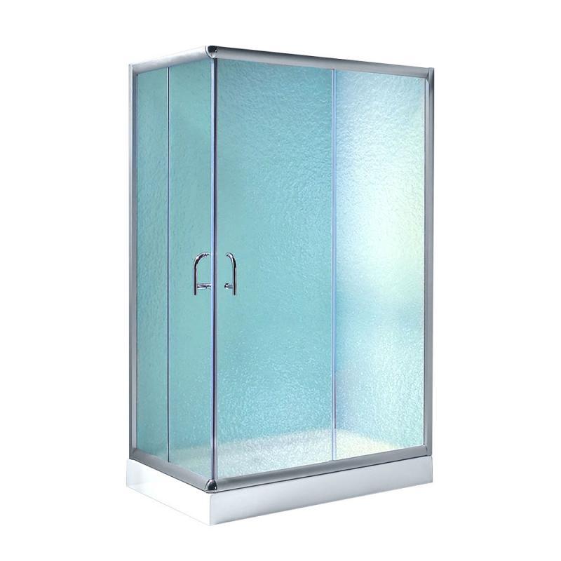 Душова кабіна Lidz Wawel SC120x80х185 см SAT LOW FR на низькому піддоні KAPIELKA прямокутна скло Frost