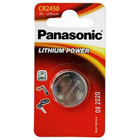 Батарейка Panasonic CR 2450 * 1 LITHIUM CR-2450EL/1B YTR