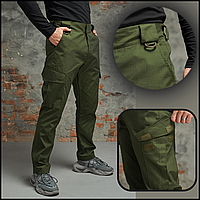 Боевые штаны рип-стоп тактические летние хаки, однотонные военные брюки ветрозащитные L ZSY