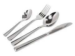 Набір столових приладів Bachmayer BM-7219 із 72 предметів у подарунковій валізі на 12 персон ложки, виделки (вилки), ножі