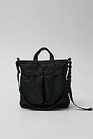 Черная сумка с плечевым ремнем, мужская сумка-шопер для ноутбука