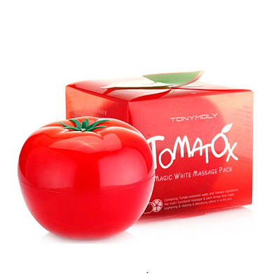 Освітлювальна маска для обличчя з екстрактом томата TONY MOLY Tomatox Magic White Massage Pack 80g