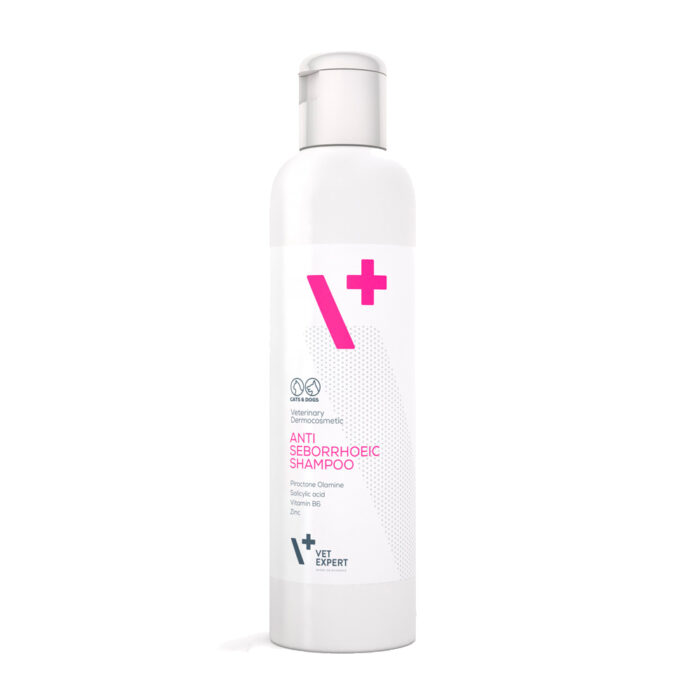 Антисеборейний шампунь для собак та котів Vet Expert (Вет Експерт) Antiseborrhoeic Shampoo 250 мл