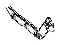 Крепление заднего бампера правое Lincoln MKZ 10-12 оригинал б/у AH6Z-17D948-A