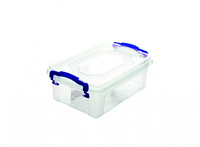 Пластиковый контейнер для хранения прямоугольный с крышкой 2л пластик 94003