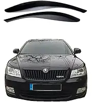 Реснички на фары Skoda Oktavia II A-5 лифтбек / универсал 2009-2013 AV-Tuning ресталинг