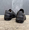 Чоловічі шкіряні кросівки (натуральна шкіра) чорні демісезонні, чоловіче взуття весна осінь розмір 39 40 41 42 43 44 45 46, фото 5