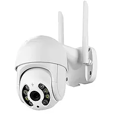 Вулична поворотна Wi-Fi ip камера відеоспостереження PTZ Outdoor Camera 3MP / Відеоспостереження для дому, фото 3