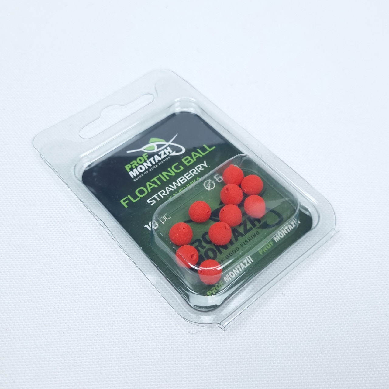 Плаваюча насадка Floating Ball 6мм Полуниця плаваюча насадка pop up для риболовлі