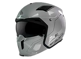 Мотошолом MT Streetfighter SV S Solid A22 Gloss Grey ECE2206