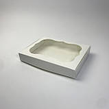 ❎ Коробка для пряника, 200*150*30 мм,【ящик - 𝟮𝟱𝟬 шт】, з вікном, біла, фото 5