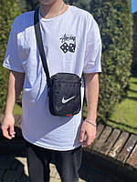 Мужская сумочка найк барсетка Nike черная через плечо