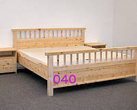 Двуспальная деревянная кровать "ТИМОНА"