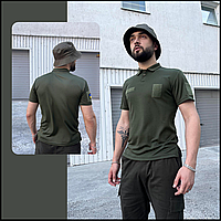 Тактическая армейская футболка поло хаки мужской зсу, военные тактические Coolmax футболки для военных XXXL