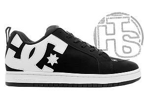Чоловічі кросівки DC Shoes Court Graffik Black White ALL16056
