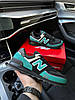 Чоловічі кросівки New Balance 574 TP2 Black Turquoise (Чорні) Взуття Нью Баланс 574 ТП2 натуральна замша текстиль демісезон, фото 8