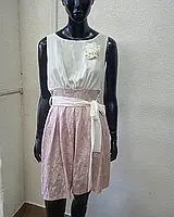 Женское платье Valide нарядное летнее платье 46 размер бело-розовое