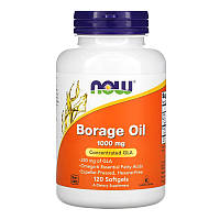 Масло бурачника NOW Borage Oil 1000 mg (120 капс)