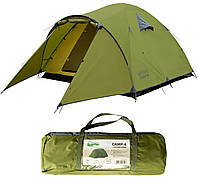 Палатка четырехместная Tramp Lite Camp 4 (Olive)