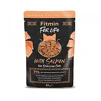 Fitmin For Life cat pouch стерилизированный salmon 85g 10шт