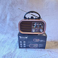 Радиоприемник Golon RX 638 BT портативная колонка bluetooth / USB /SD / MP3/ FM
