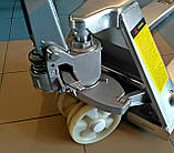 Гідравлічний візок із нержавіючої сталі CBY.BX.2.5, Niuli, вила 1150мм, фото 2
