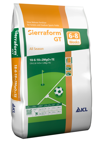 Добриво для газону Sierraform All Season 18+06+18+2MgO+TE ICL 25 кг, фото 1