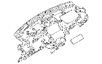 Торпедо передняя панель без AIRBAG Lincoln MKZ 10-12 оригинал б/у DP5Z-5404320-C