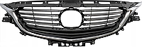 Решітка радіатора Mazda 6 (GJ) 16-18 (EUR/USA) з молдингами ABS чорн./хром., (G46L50712A), (184425990)