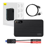 Пусковий зарядний пристрій Baseus Super Energy Pro+ Jump Starter 12000 mAh 1200A Black, фото 3