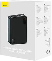 Пусковий зарядний пристрій Baseus Super Energy Pro+ Jump Starter 12000 mAh 1200A Black, фото 10