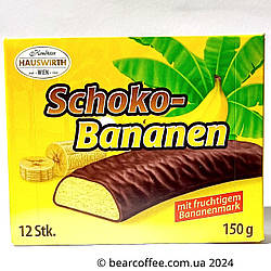 Hauswirth Schoko-Bananen бананове суфле в шоколаді 150г