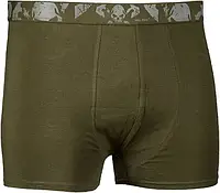 Труси Mil-Tec (2 шт. в комплекті) Boxer Shorts Olive, тактичні труси олива, чоловічі труси набір польові