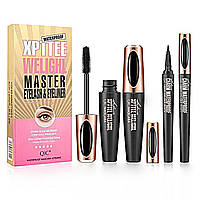 Набор Тушь и Подводка Фломастер для глаз QIC XPTTEE Welighl Master Eyelash & Eyeliner 9 мл + 1 мл