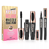 Набір Туш та Підводка Фломастер для очей QIC XPTTEE Welighl Master Eyelash & Eyeliner 9 мл + 1 мл, фото 3