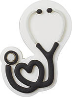 Jibbitz для сабо Crocs джиббитс Heart Stethoscope (Статоскоп)