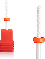 Керамічна насадка для фрезера Lpnails голка 34, червонаEStyle