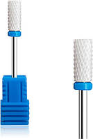 Керамічна насадка для фрезера Lpnails циліндр синійEStyle