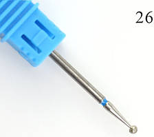 Фреза алмазна LPnails кулька 26, синійEStyle