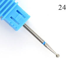 Фреза алмазна LPnails кулька 24, синійEStyle